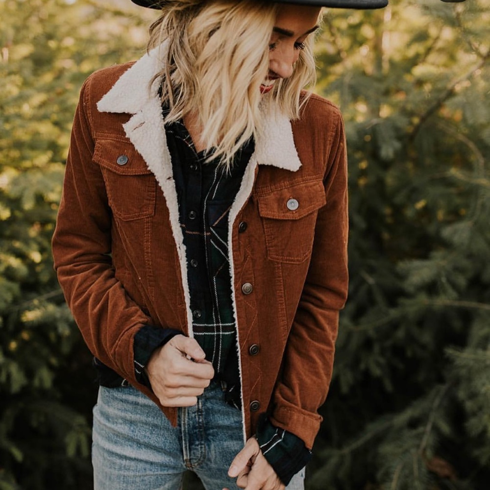 ROOLEE Wool-Lined Burnt Orange Jacket- Large
